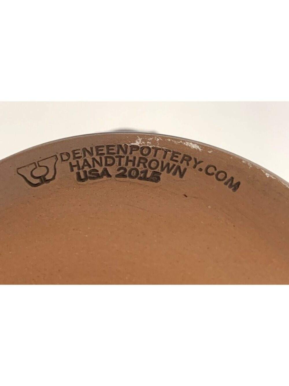 Deneen Pottery Copperstone Inn Mug Rockton IL 2015 Hand Thrown Coffee Tea Cup - Picture 8 of 8